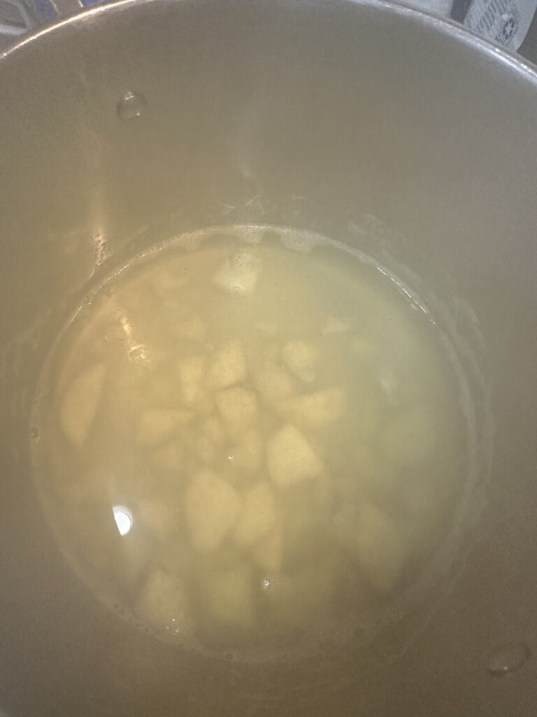 Boiled batatas