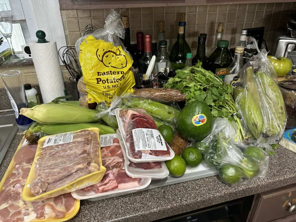 Sancocho groceries