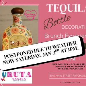 Tequila Bottle Painting Class